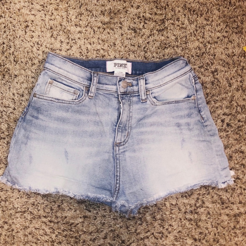 VS Pink high-waisted shorts!